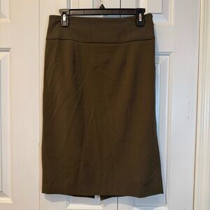 Grace Elements Olive Green Army Green Pencil Skirt